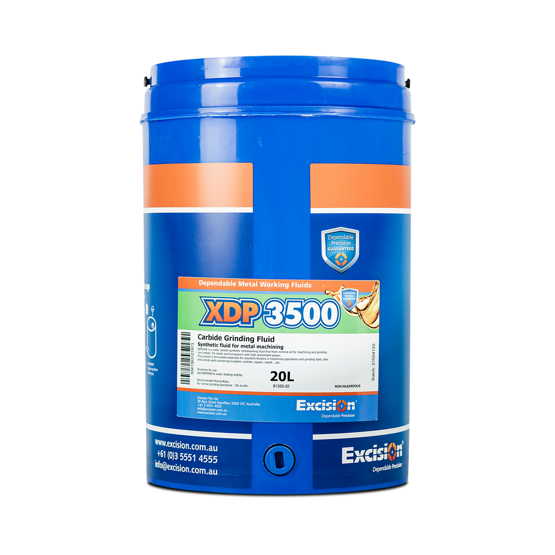 Excision XDP3500 Synthetic Coolant - 5L/ 20L/ 205L/ 1000L