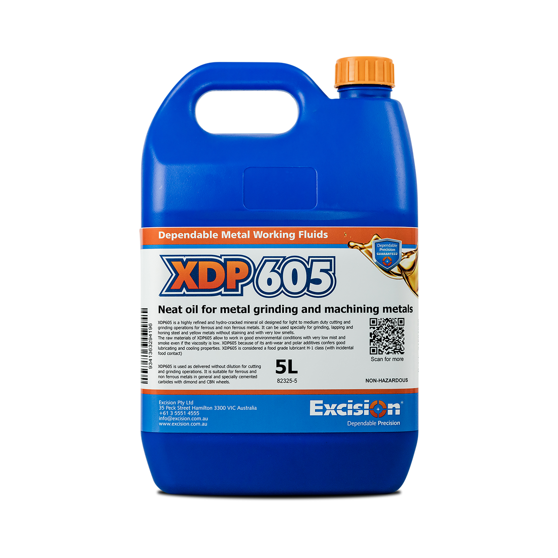 Excision XDP605 Grinding Oil - 5L/ 20L/ 205L/ 1000L