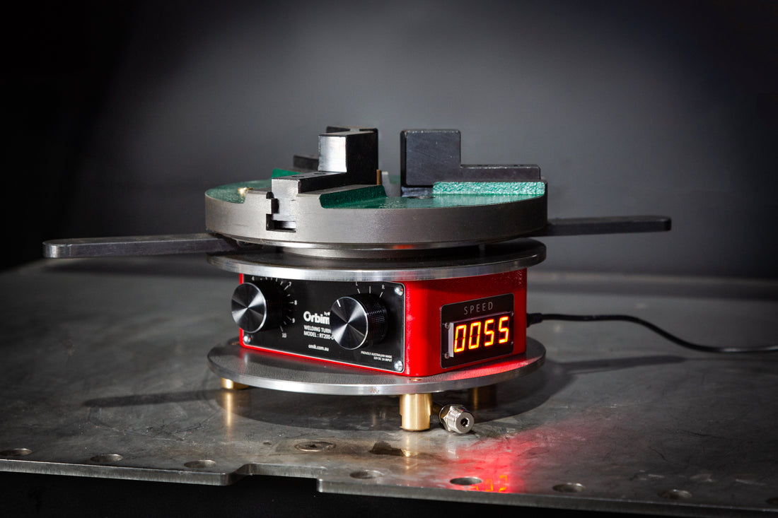 OMIK® 15kg Benchtop Welding Rotator Turntable with Speed Display