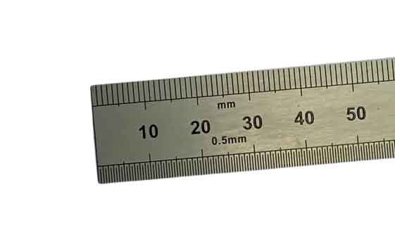 150mm Steel Imperial Metric Ruler