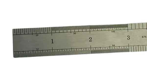 150mm Steel Imperial Metric Ruler