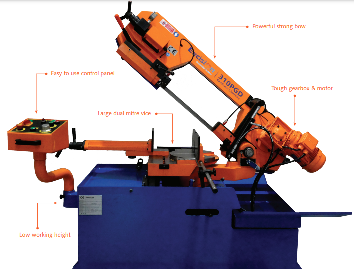 Excision 310 PGD Double Mitre Bandsaw Machine